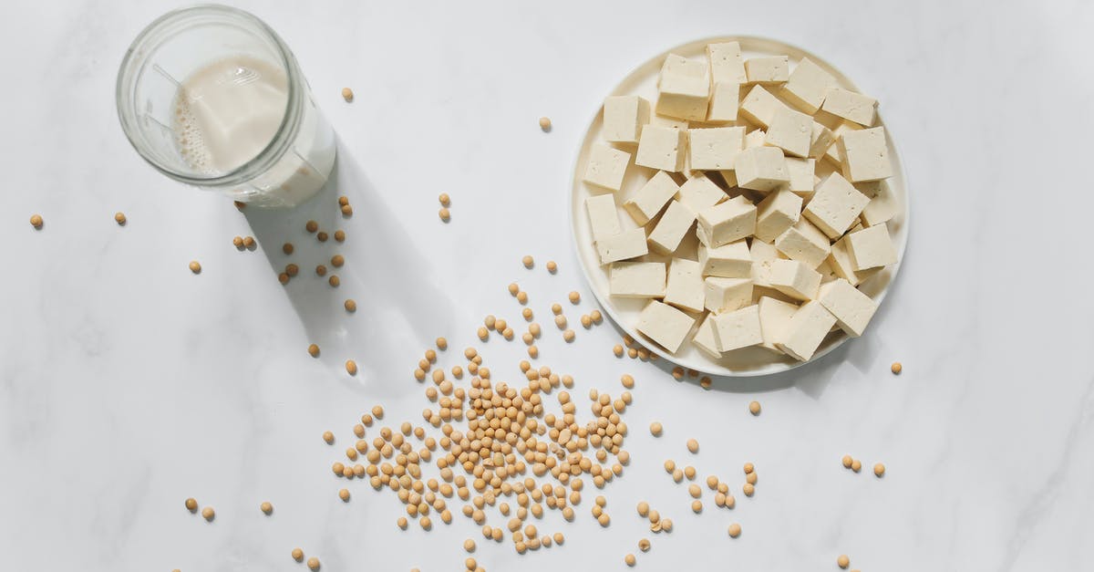 Characteristics of lupin and soy flours - Photo Of Sliced Tofu On Bowl