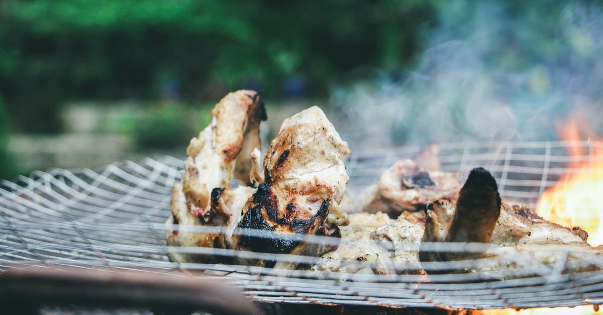 Chicken on a Brinkmann Smoker N Grill - Grilled Meat