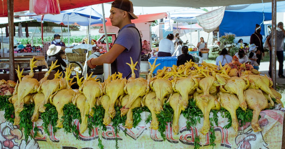 Chicken Stock gelatinous [duplicate] - A Man Selling Fresh Dressed Chickens in the Market