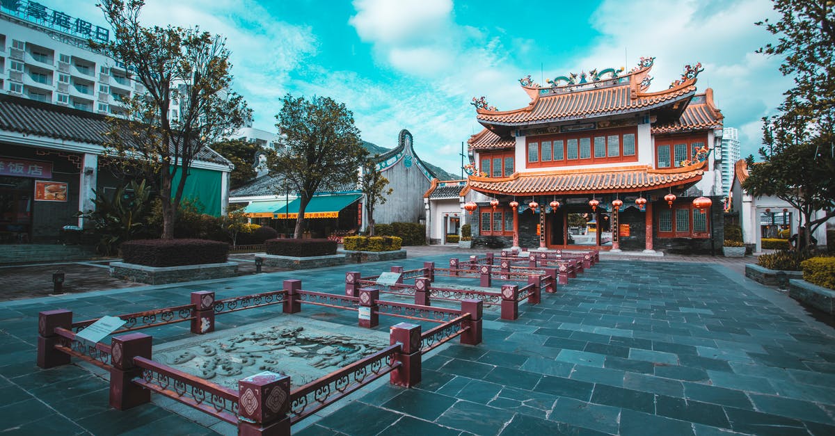 Chinese Hoppin' John - Red and White Concrete Building Under Blue Sky