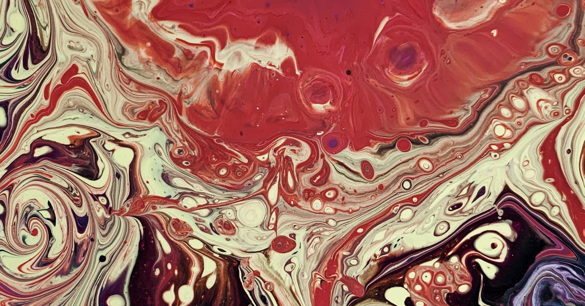 Chocolate and oil mixed - Smooth merging of different colors into abstract background