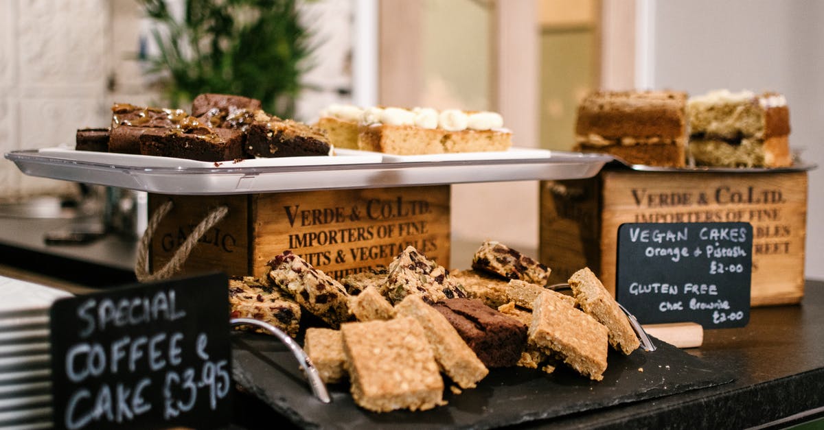 Chocolate cake vs Brownies - Pastries On Tray