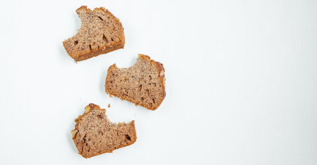 Chocolate chip cookies with whole wheat flour - Two Brown Cookies on White Surface