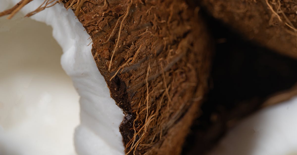 Chocolate Cream Pie using coconut cream or Coconut milk? - Brown Dried Leaves on White Snow