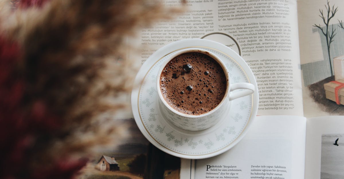 Chocolate flavour without the sediment? [closed] - White Ceramic Cup with Chocolate on White Ceramic Saucer