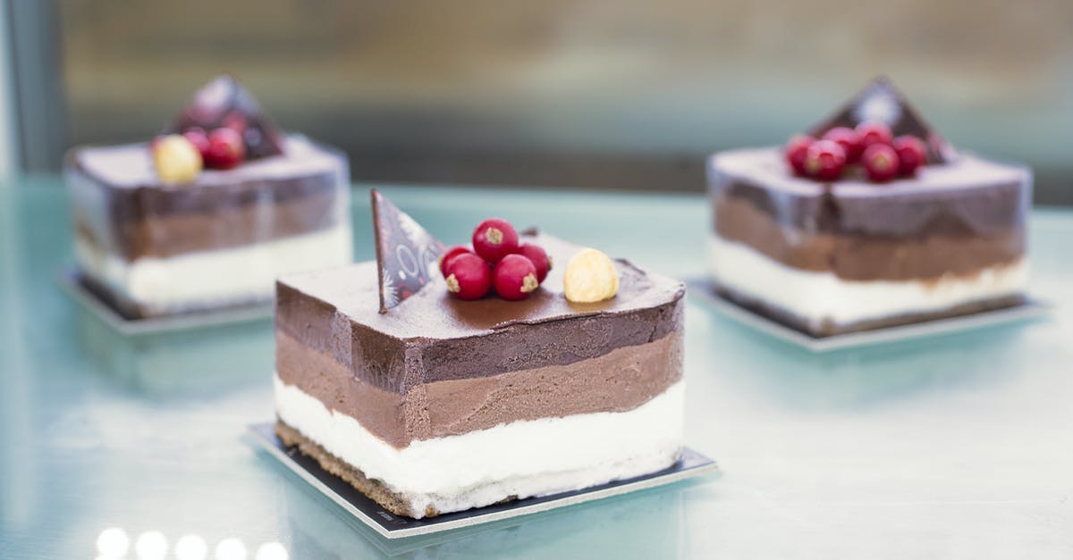 Chocolate mousse for frosting? - Selective Focus Photo of Sliced Cake on Table