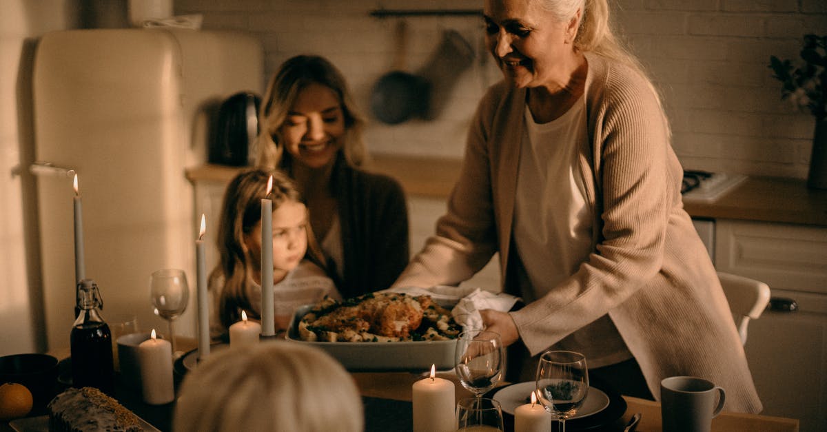 Christmas turkey help (mostly organization) - Woman Holding Pan With Food