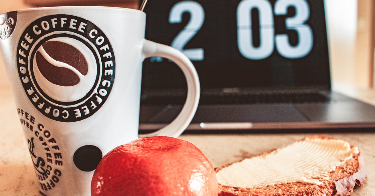 Clarified Butter for Hot Sauce? - Closeup Photo of White and Black Printed Ceramic Mug Beside Pastry