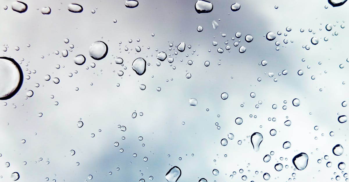 Clear vs tinted glass bakeware - Macro Shot Photography of Water Drops