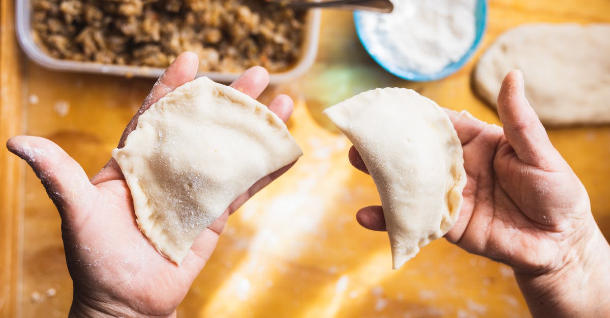 Coating meat in flour before browning, bad idea? - Person Holding Dumplings