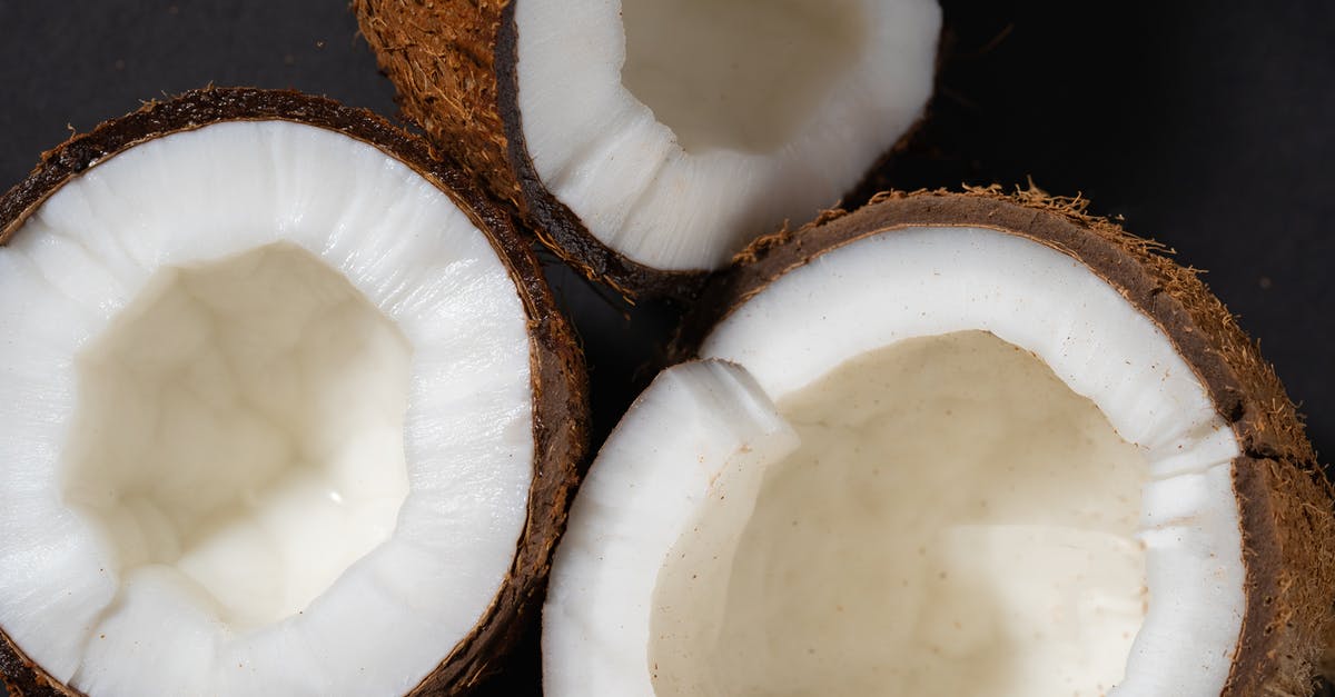 Coconut milk tastes bland - White Round Soap on Brown Wooden Surface