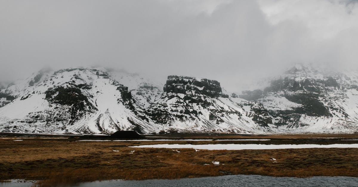 Cold water and flour - Snow Covered Mountain Near Body of Water