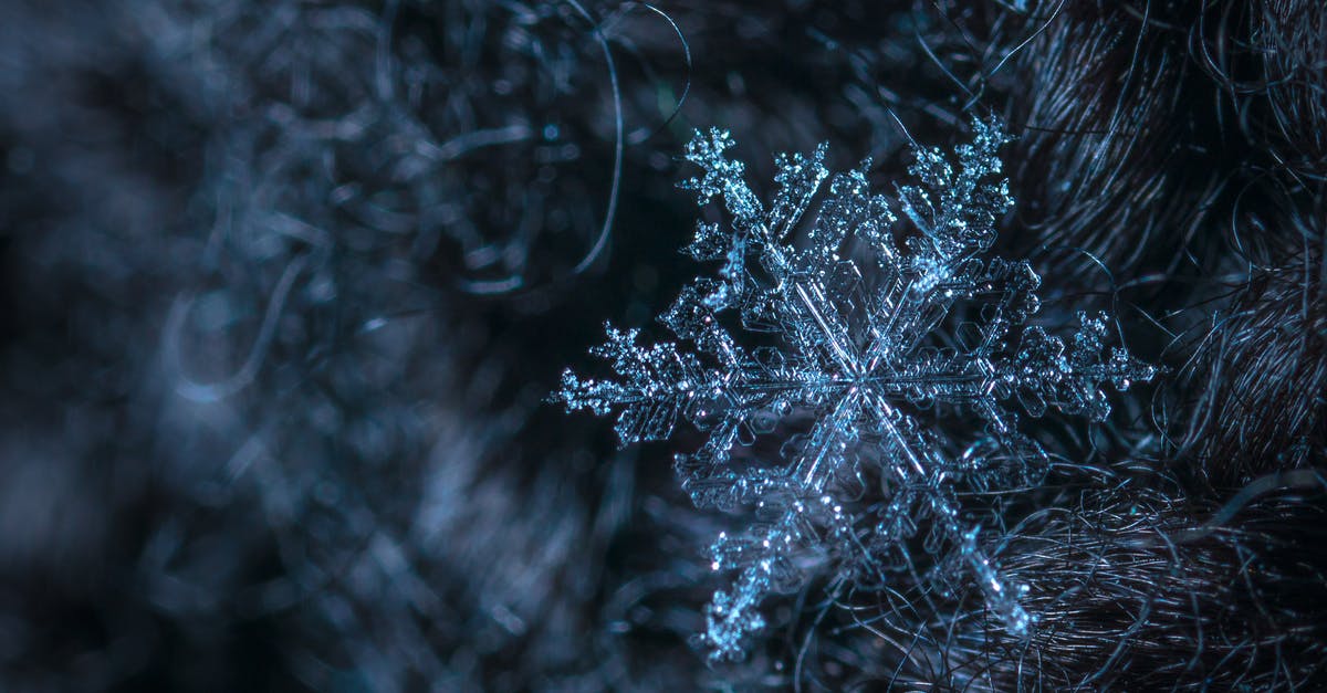 Cold weather kofta? [closed] - Macro Photography of Snowflake