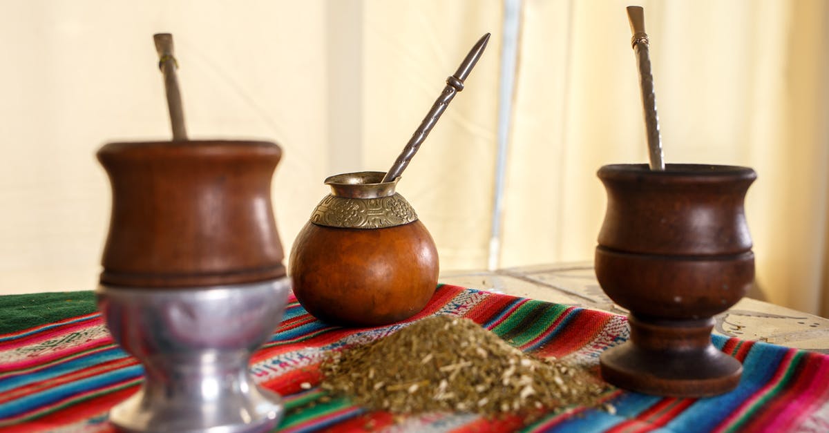 Concentrated Yerba Mate - Brown Ceramic Vase on Table