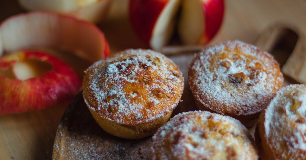 Convert vitamin powder to something edible [closed] - Sweet homemade baked muffins with apples