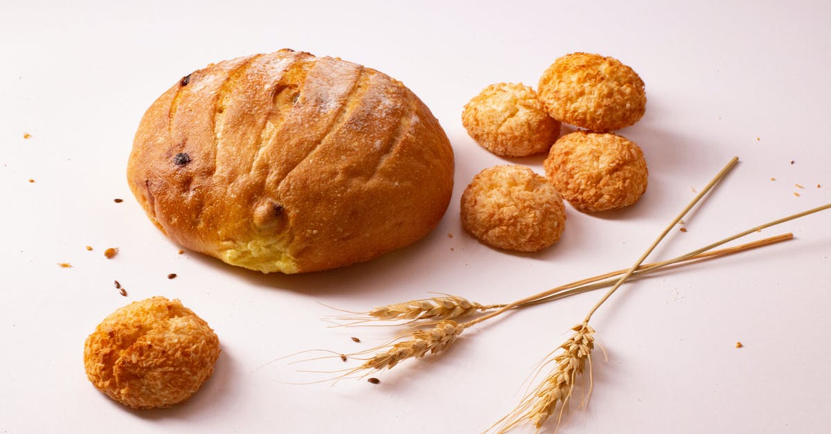 Converting sugars with yeast - Round Bread On White Surface