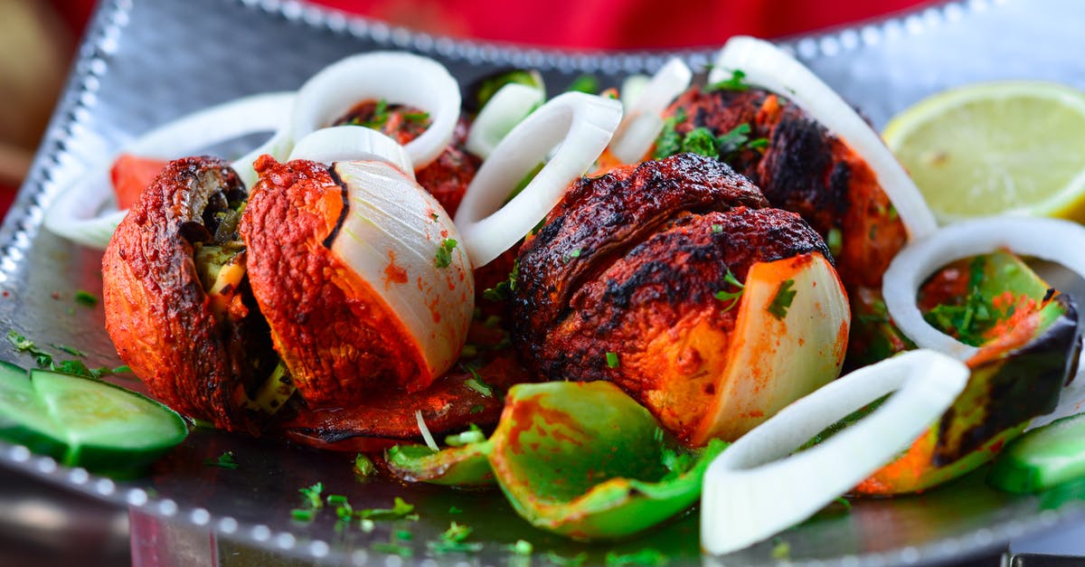 Cooked or caramalized onions in the refrigerator - Cooked Dish in a Plate