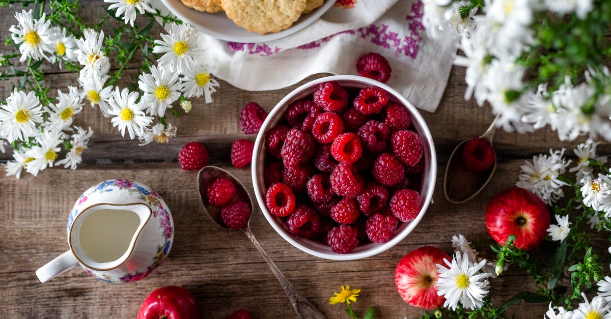 Cookies sticking to plate - Fruits and Flower on Flowers