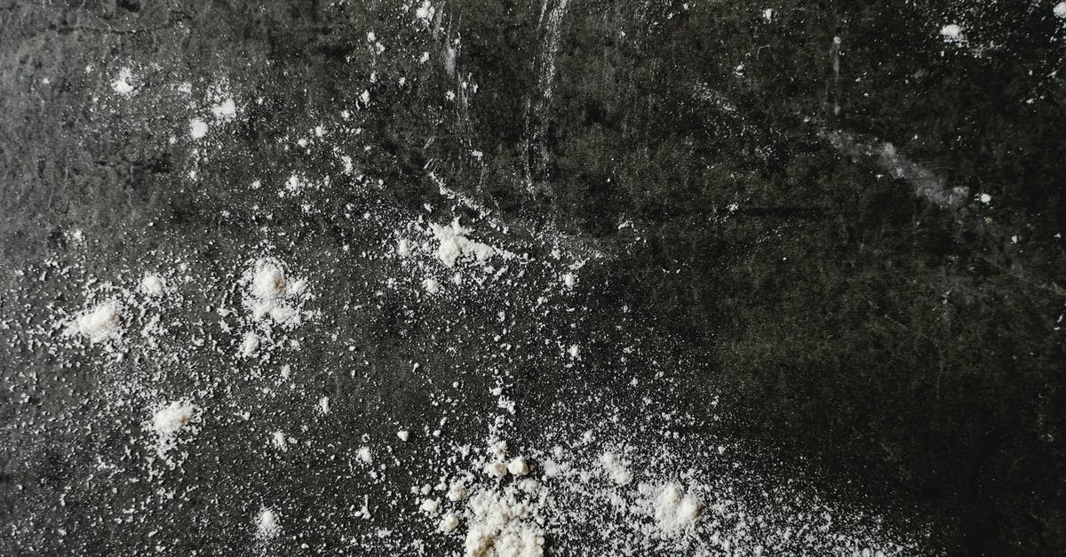 Cooking cakes with Pop Rocks / Space Dust - Water Droplets on Black Surface