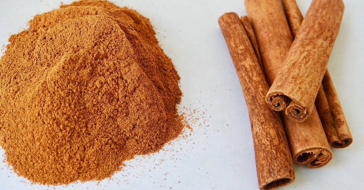 Cooking Dry noodles without them being soggy - Cinnamon Powder and Cinnamon Sticks 