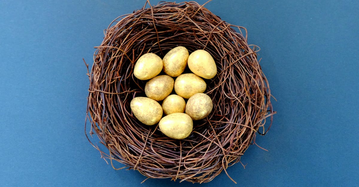 Cooking in painted metal pots - White Eggs in Brown Nest