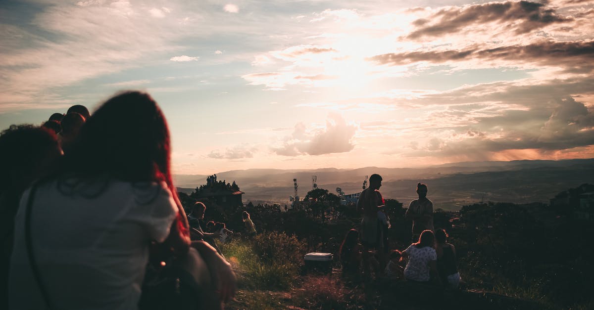 Cooler as a pantry? - Silhouette Photography of People Gathering during Sunset