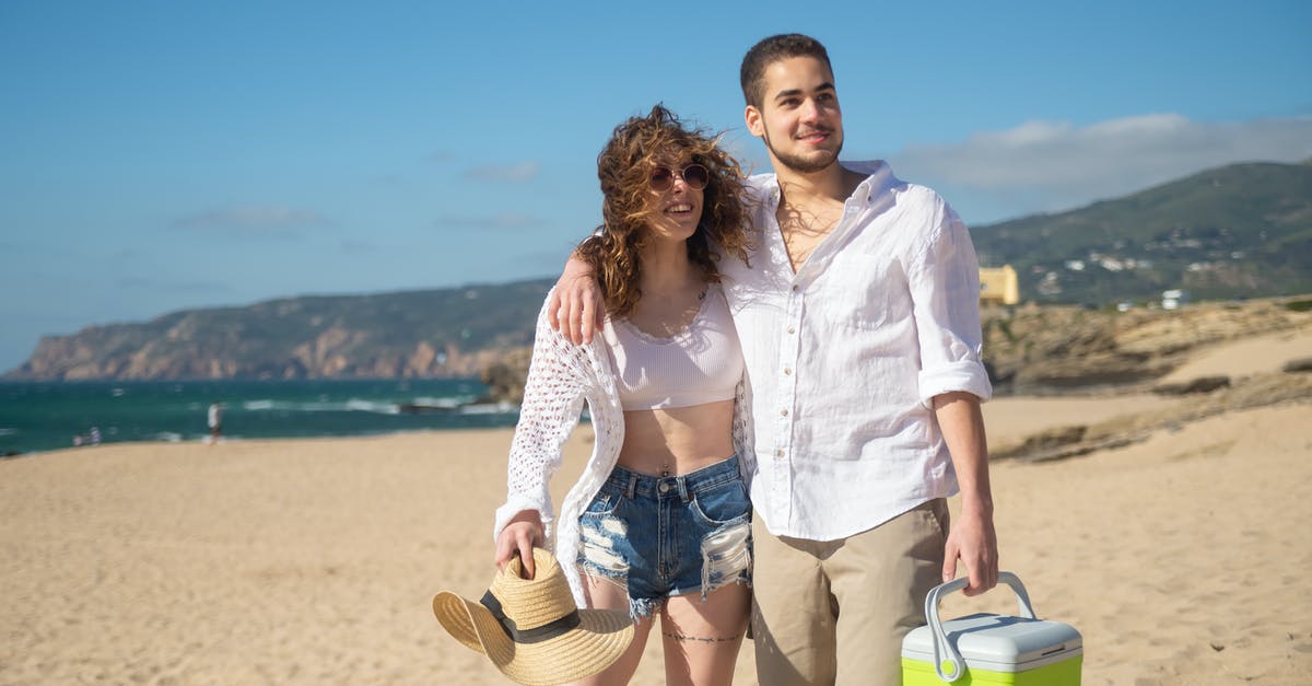 Cooler as a pantry? - Couple Standing on the Beach Sand