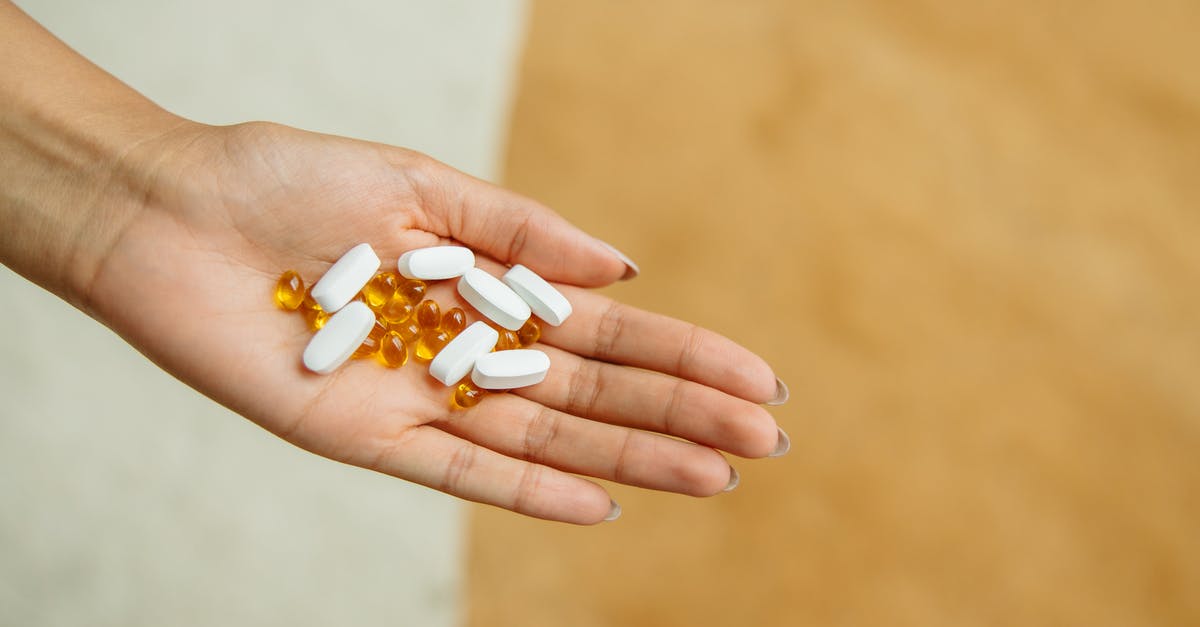 Cure #1 in Brine for Brisket - Pills on a Person's Hand