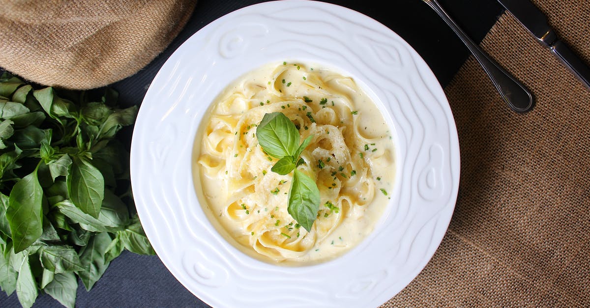 Daikon in place of pasta - Pasta Dish on White Ceramic Plate