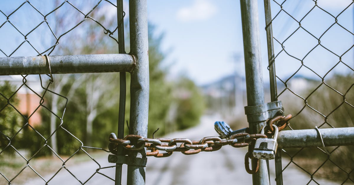 Danger From French Press Wire Mesh? - Cyclone Fence in Shallow Photography