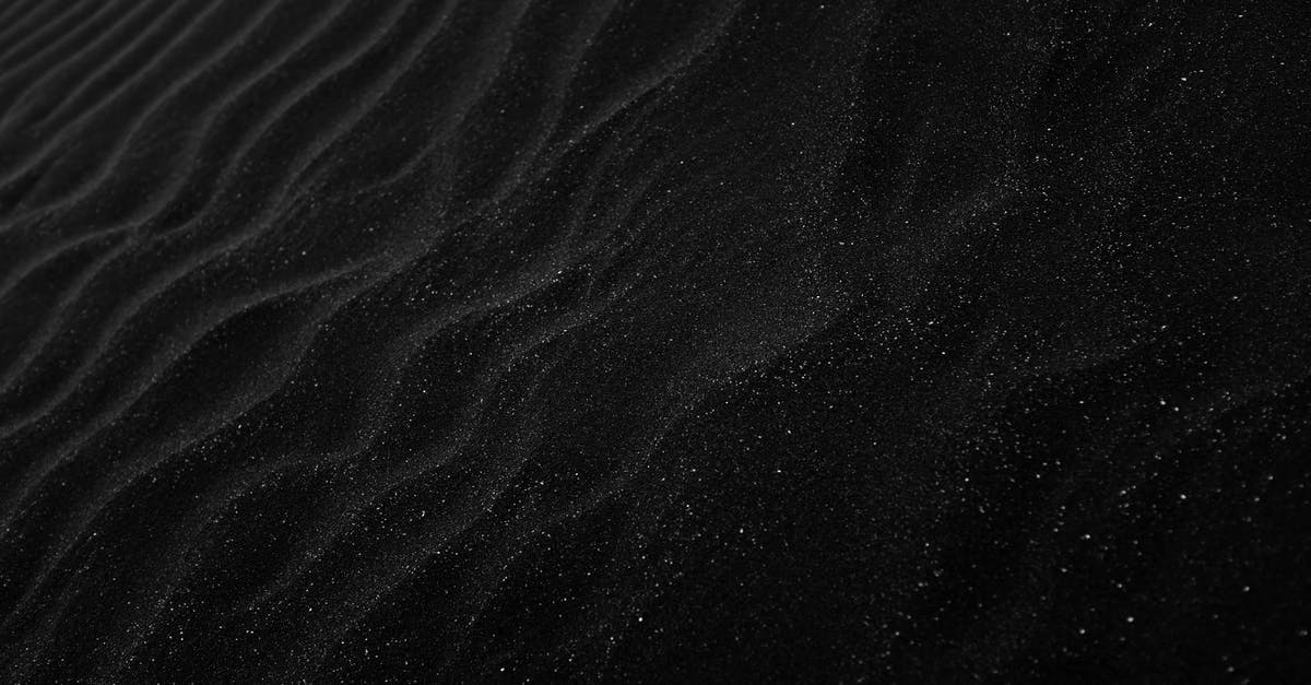 Dark barley water - Black Sand Dunes