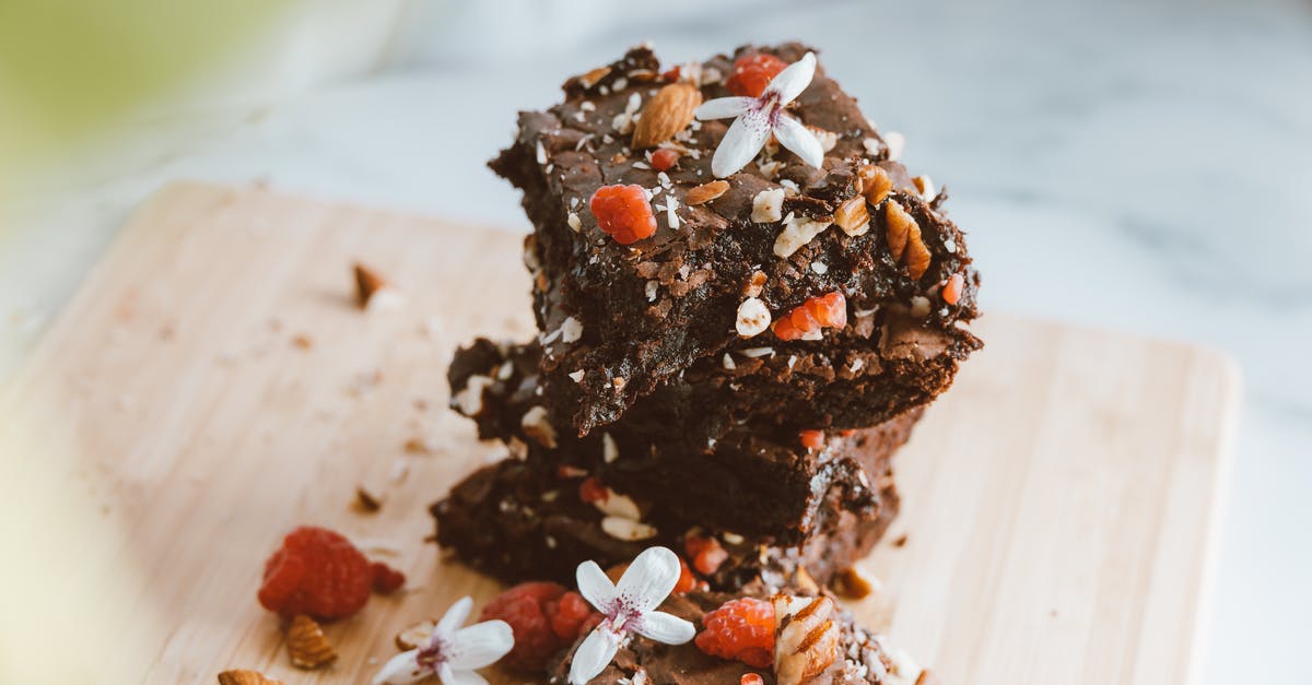 Decrease stickiness of brownies during depanning? - Free stock photo of baking, candy, caramel