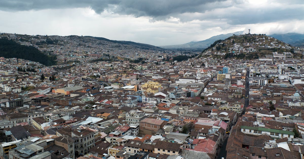 Dense and gluey centered cake problem - Historic Center of Quito Panorama