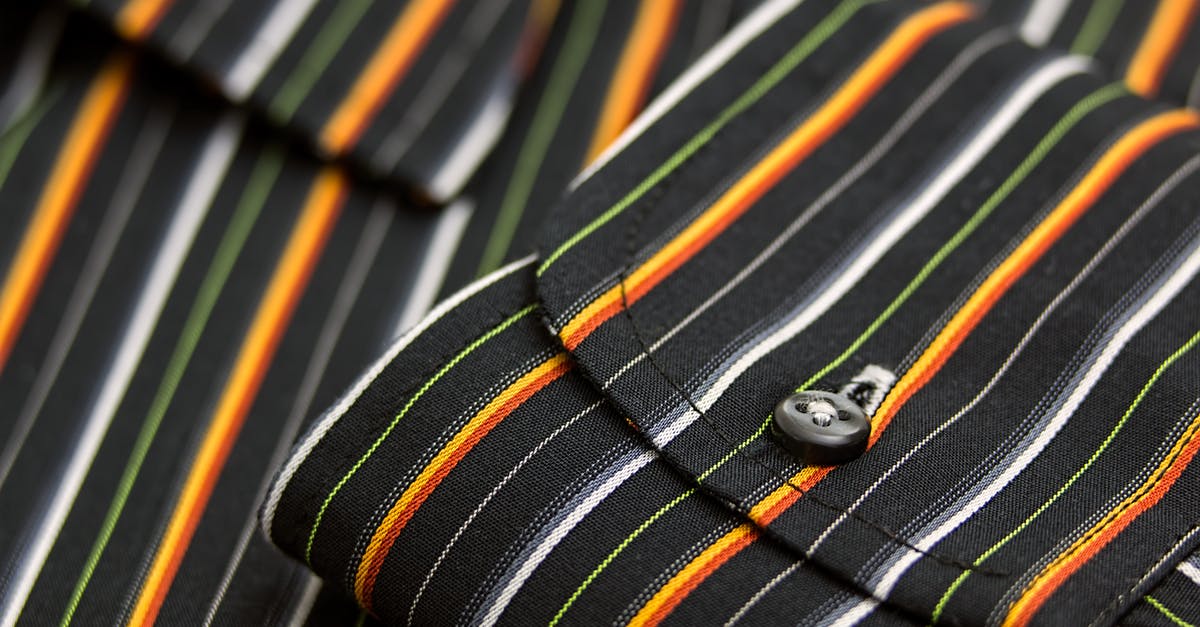 Determining a wok's material - Black White Green Yellow and Orange Pinstripe Pocket