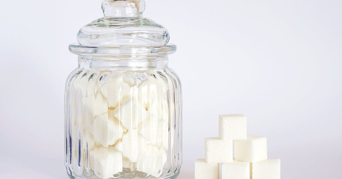 Dextrose Sugar Cubes - Close-Up Photo of Sugar Cubes in Glass Jar