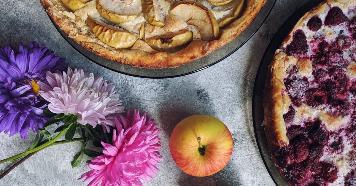 Difference between cooking apples and eating apples - Apple Pie and Raspberry Pie