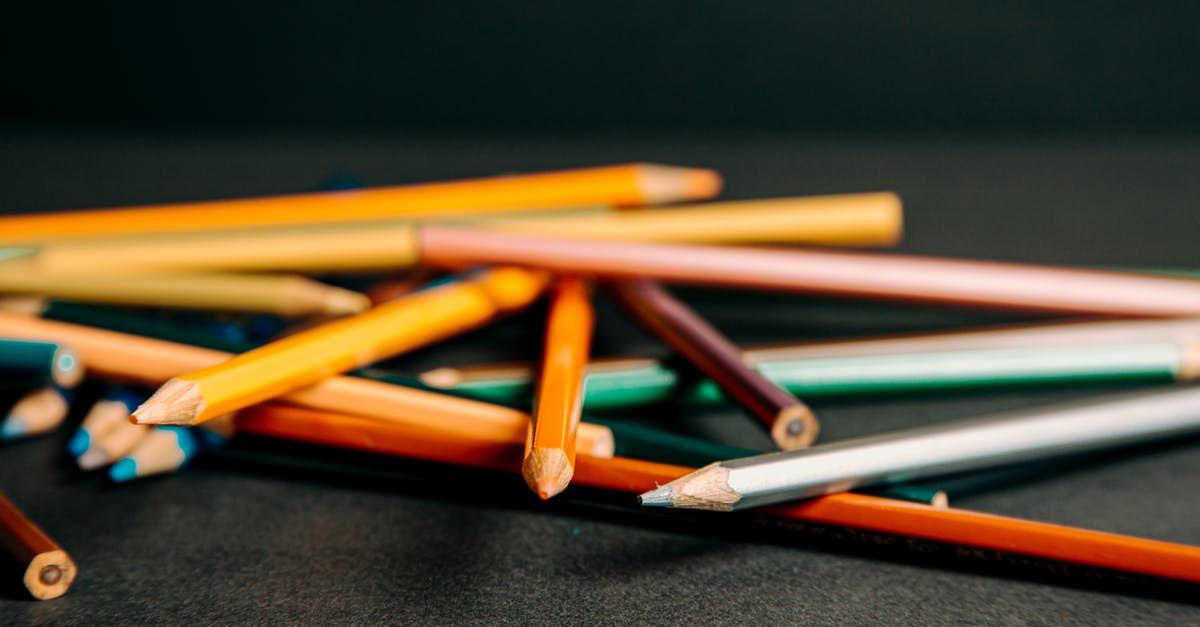 Different cooking times for red and brown lentils? - Colorful pencils lying on each other