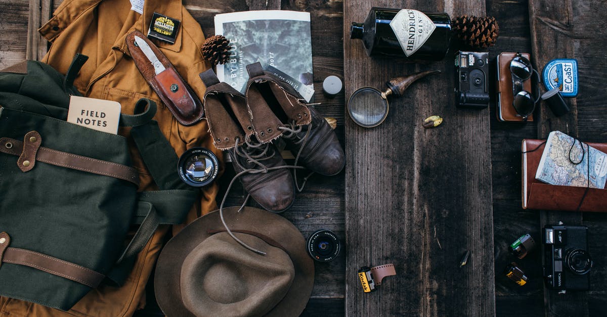 Different ways for aging steaks - Set of various supplies for traveling