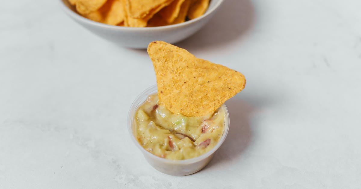 Dipping sauce for shabu-shabu - Nacho Chips in a Dipping Salsa