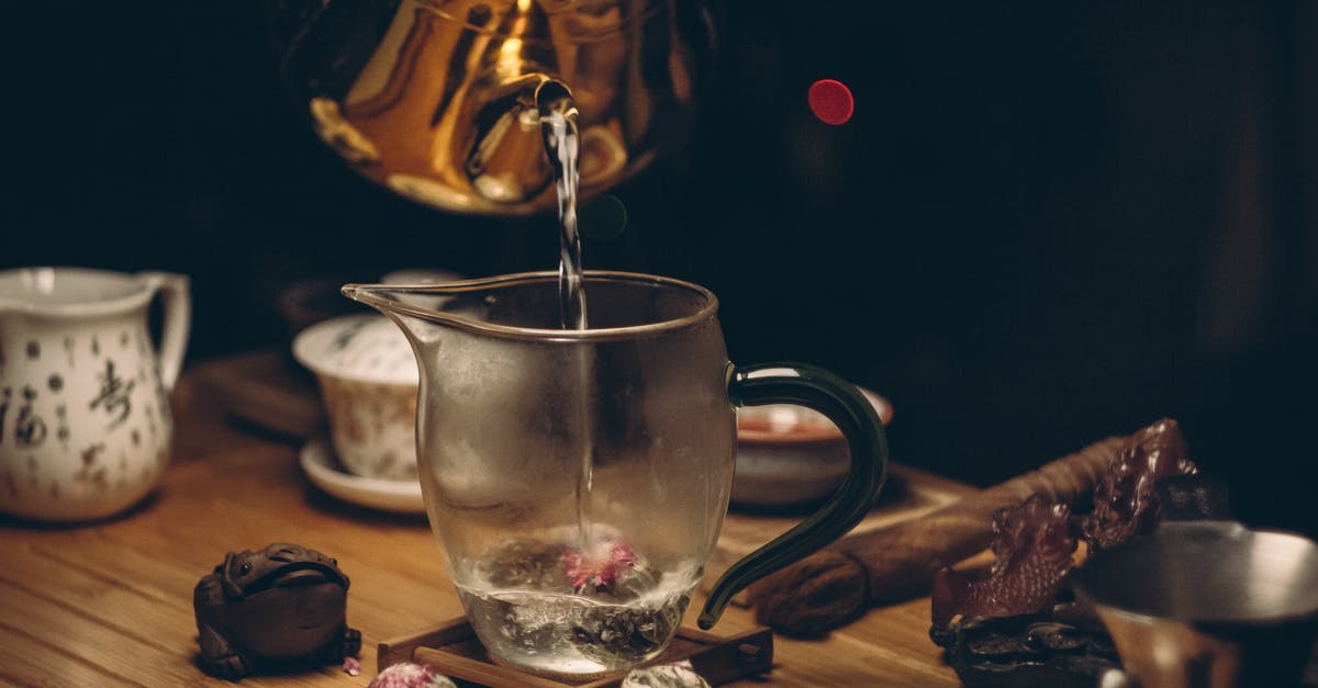 Discoloration in tea kettle - Clear Glass Pitcher And Kettle