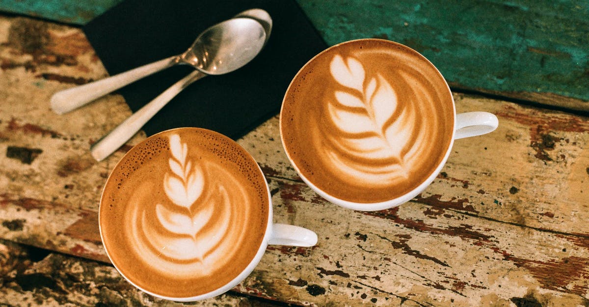 Dissolving sugar in a beverage - Two Coffee Latte