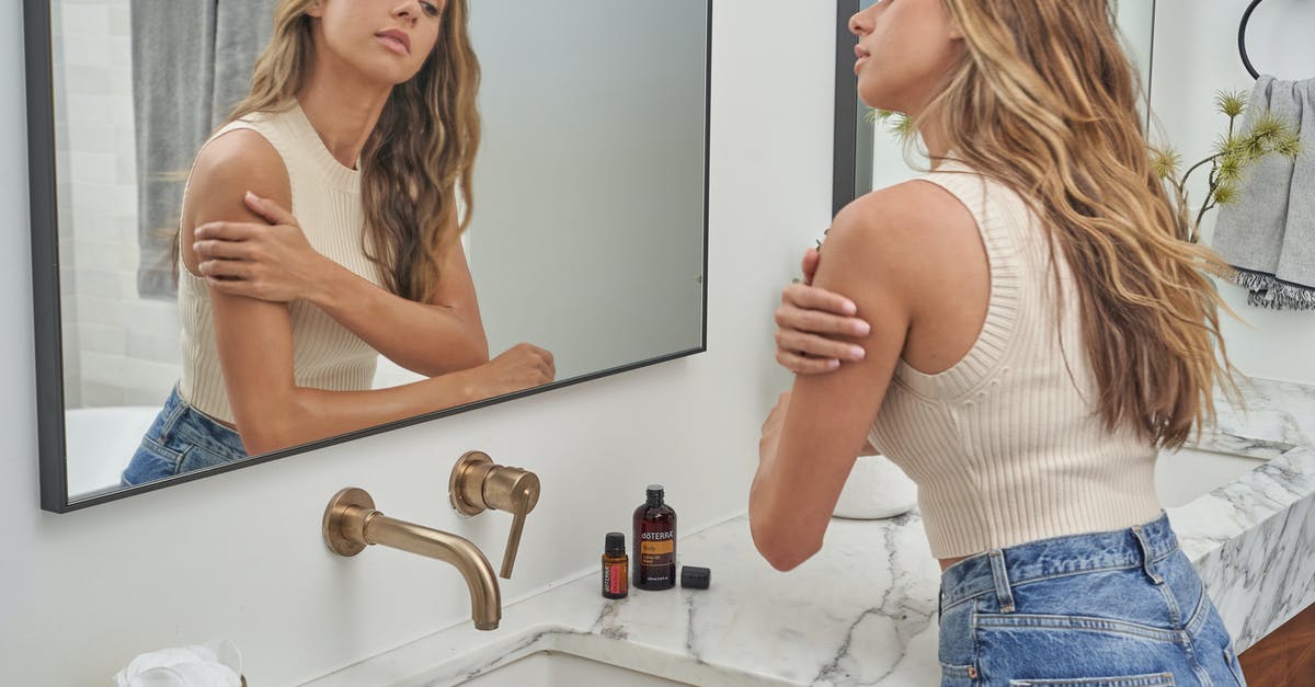 Do I have to use oil when making pie crust? - A Woman in White Tank Top Standing in Front of the Mirror