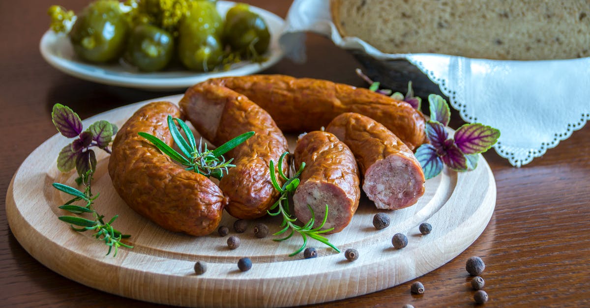 Do pickled sausages need to be refrigerated? - Brown Hotdog on a Brown Plate