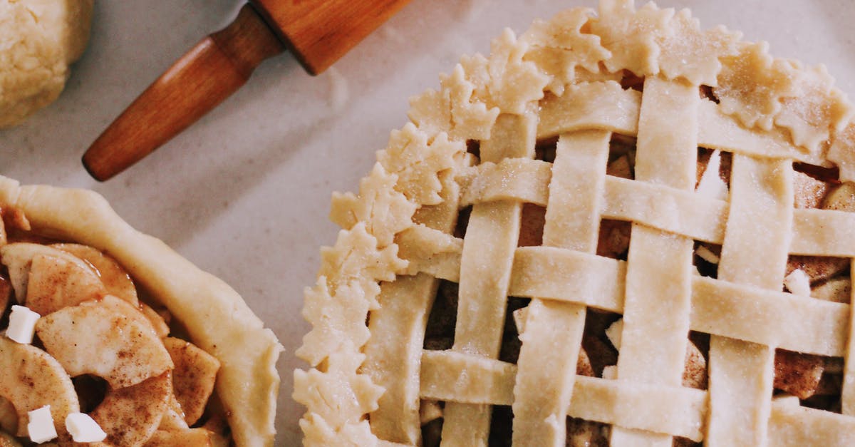 Do pies baked in disposable pans turn out okay? - Two Assorted Pies On Table