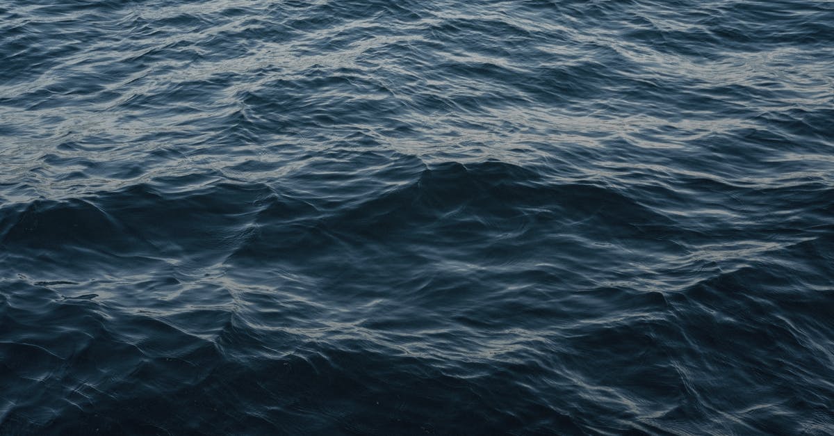 Do quiet induction burners exist? - From above of wavy dark blue ocean with ripples on surface in daytime