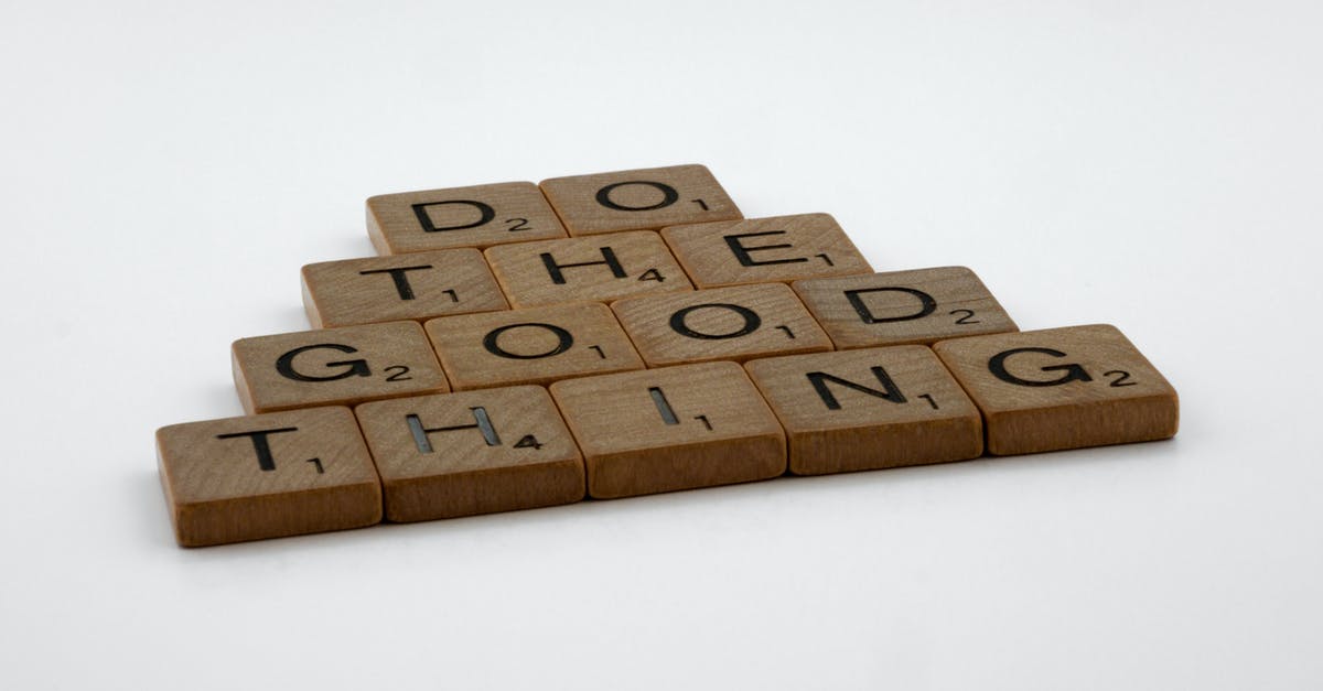 Do sifting and whisking do the exact same thing? - A Do the Good Thing Quote on Scrabble Tiles