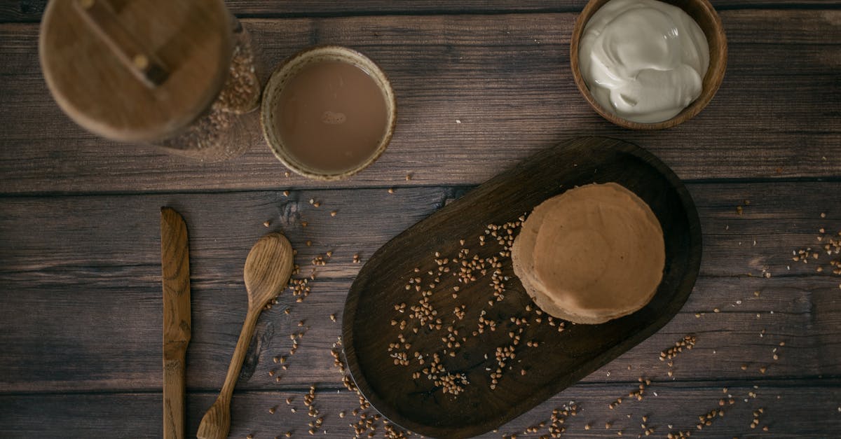 Do storms influence the souring of dishes? - Buckwheat pancakes on wooden table