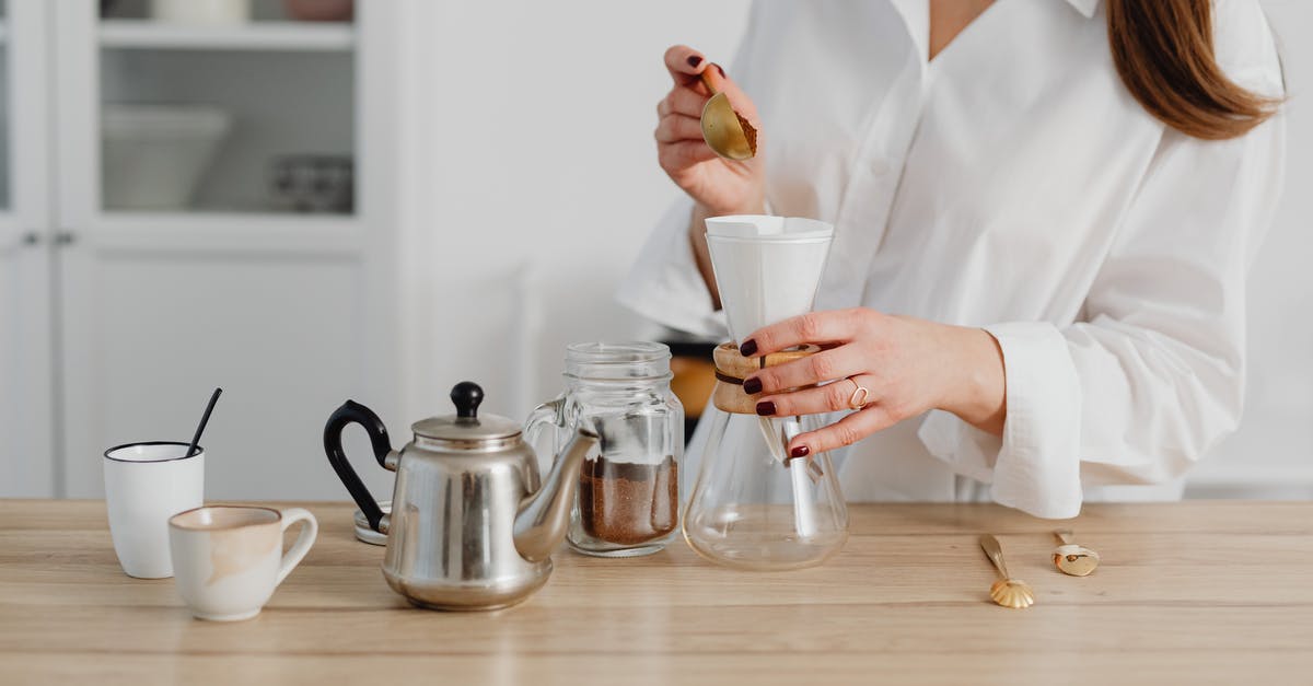 Do you need to sterilize jars when making yogurt? - Woman Scooping Coffee Into a Jar With Filter