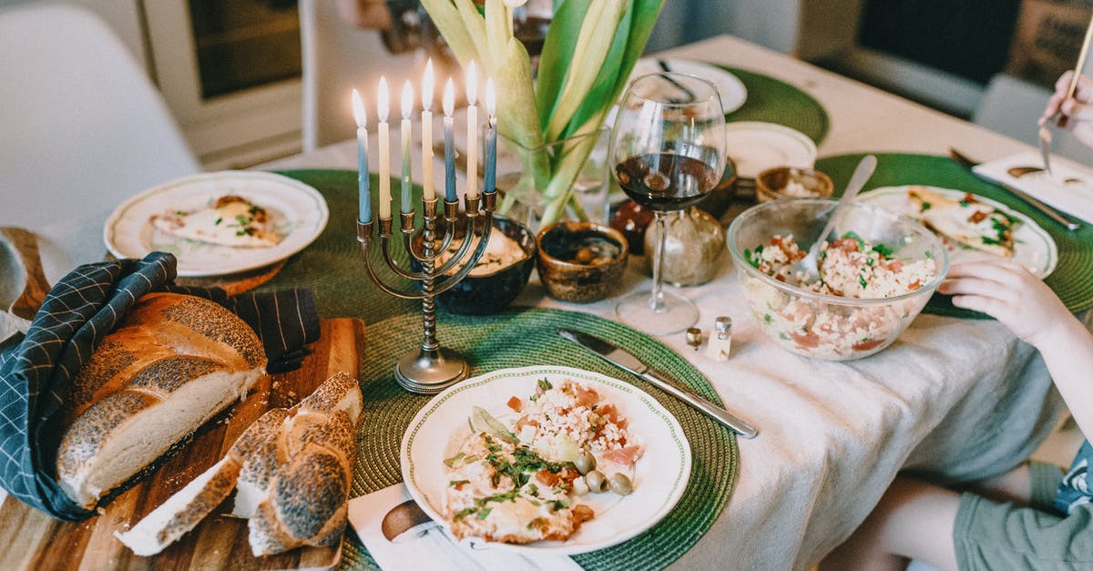 Does any other cultures have a food similar to jewish Chulent? - Hanukkah Meal on Dinner Table