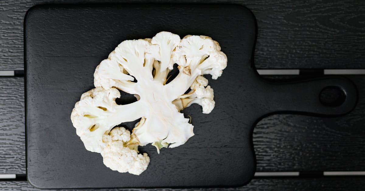 Does cauliflower have to be parboiled before cauliflower cheese? - White Animal Skull on Black Textile